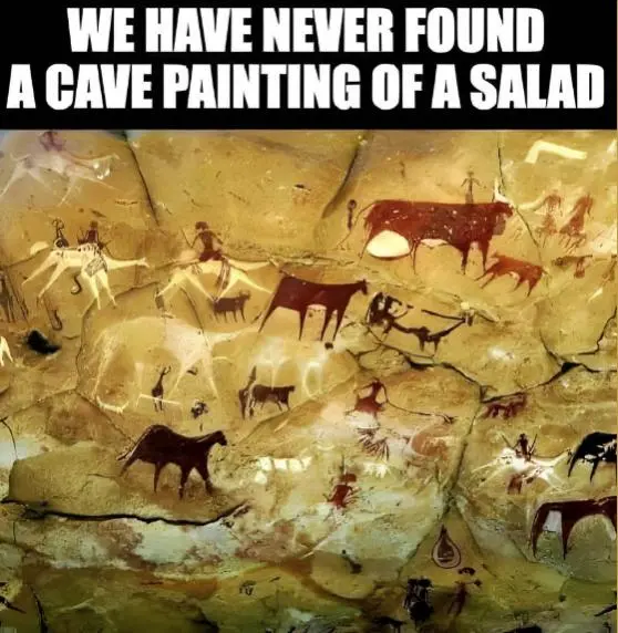 No Salads Painted in Caves.webp