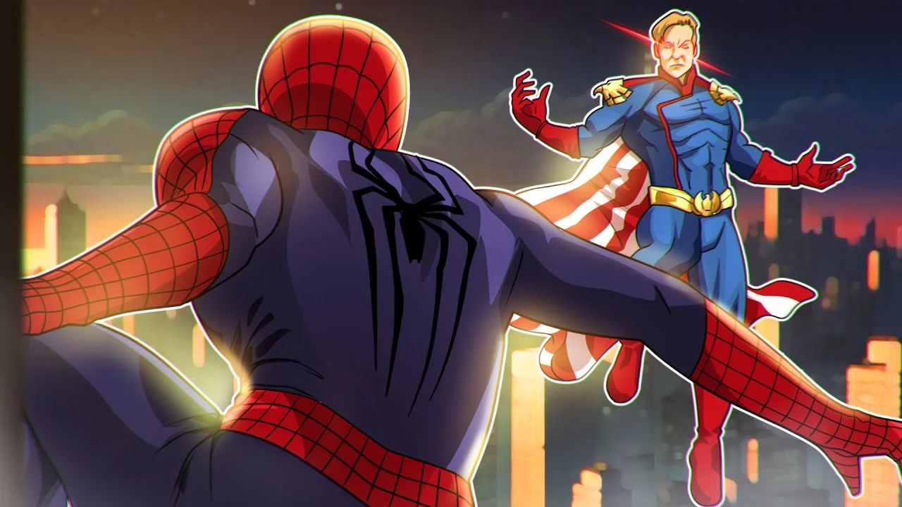 Spider-Man vs. Homelander.webp