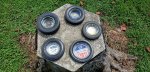 Tire shop ashtray collection.jpg