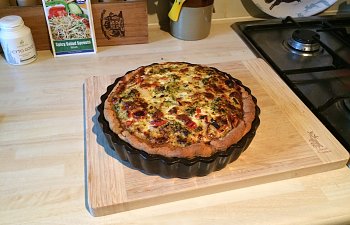 Tomato & Broccoli Flan