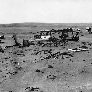 Abandoned farm in South Dakota 1930s