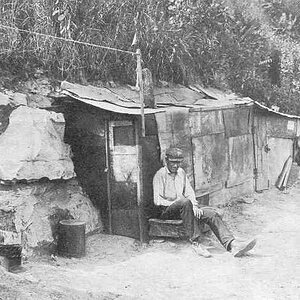 Hooverville shack