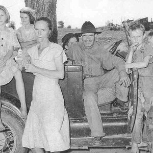 Oklahoma migrant worker family 1936