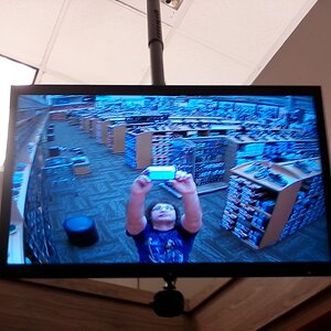 me playing around with the surveilance camera in fred meyer