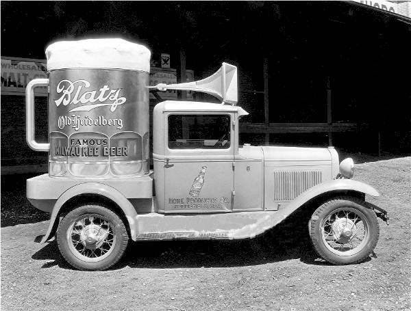 Blatz beer truck