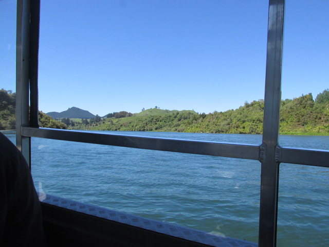 Boat trip to Orakei Korako