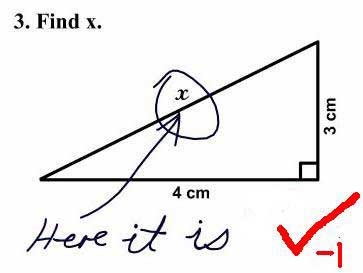 Find x...