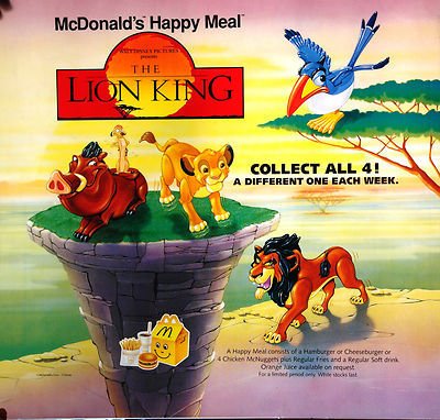 Lion King Happy Meal