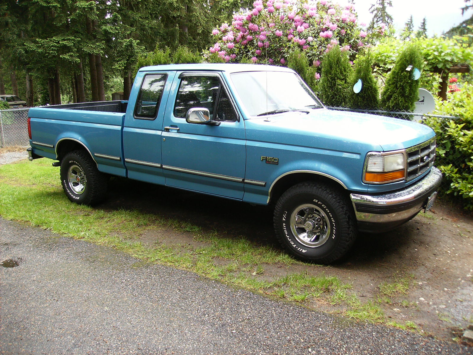 my 1993 ford f-150 xlt, 4x4, auto, 5.8 v8 351