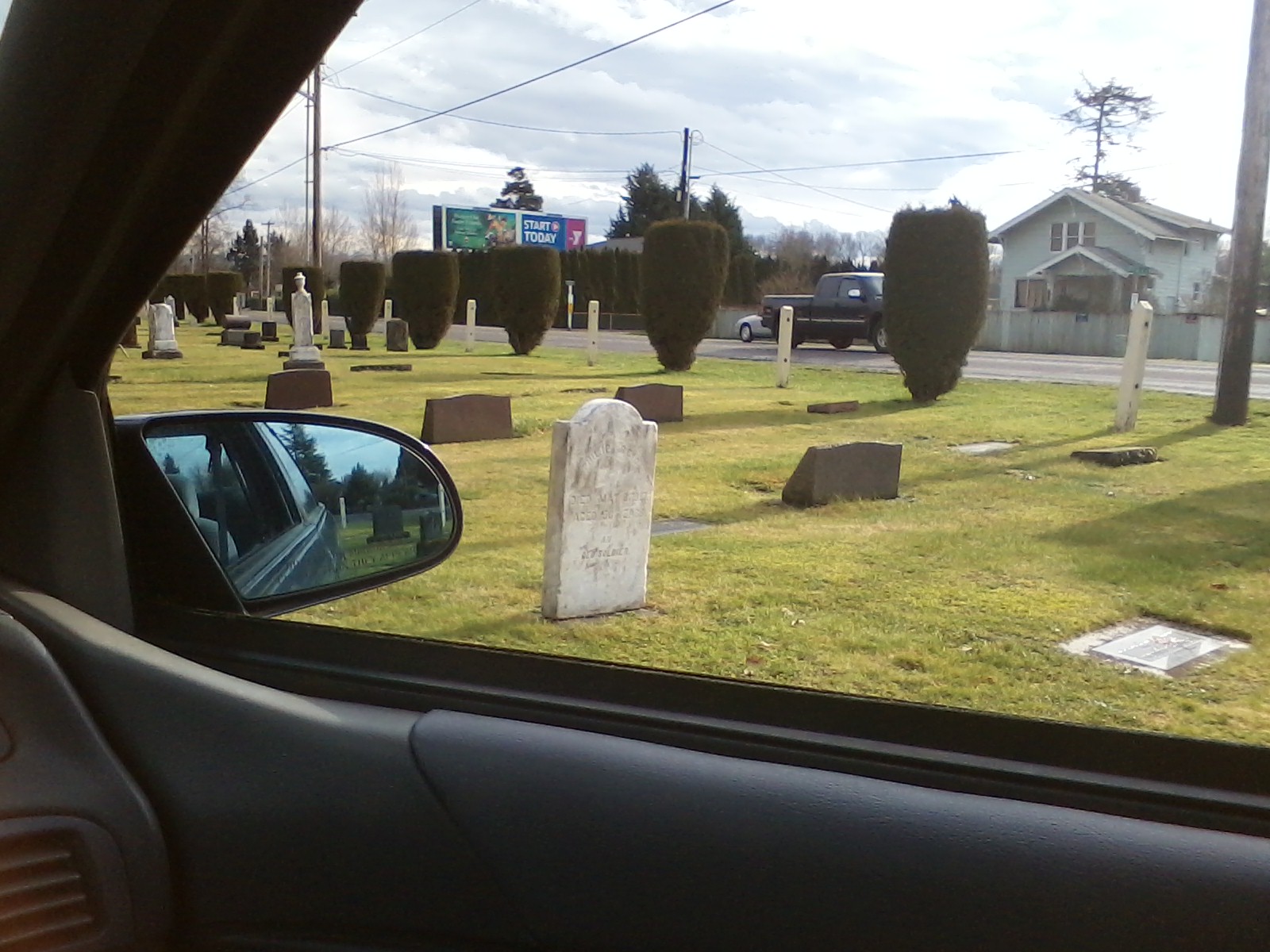 old pioneer cemetery in sumner