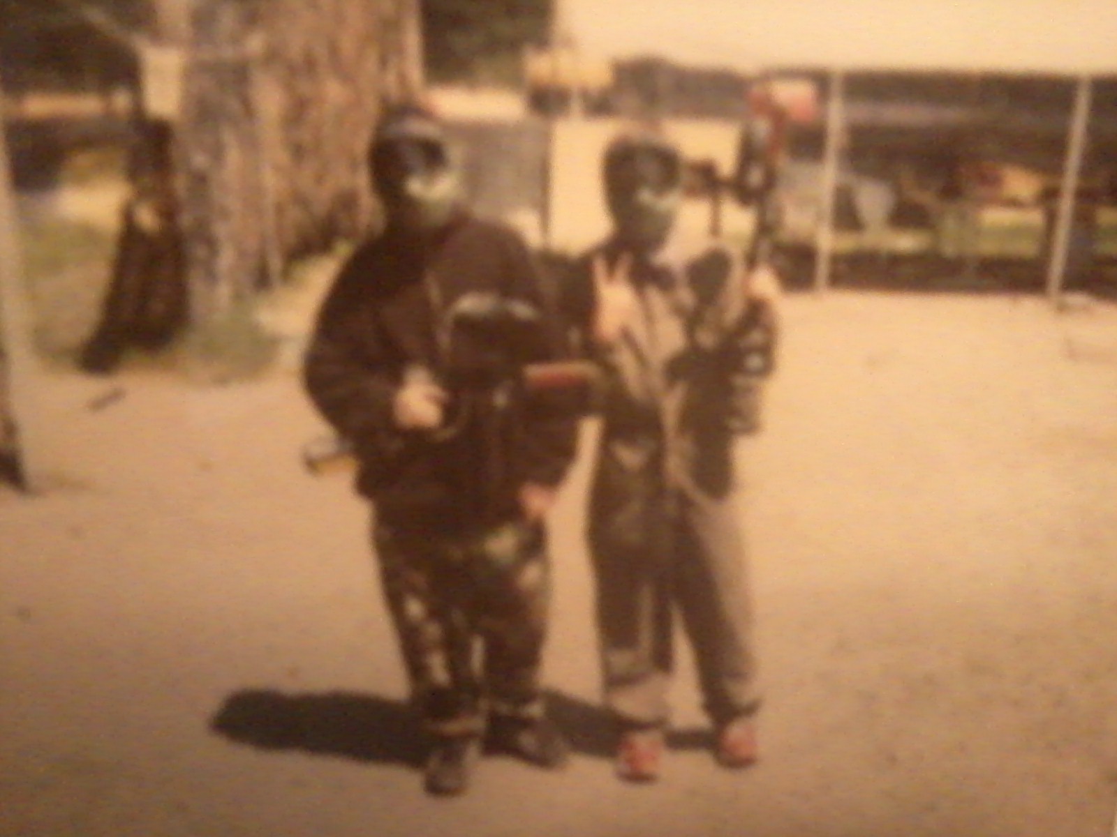 paintballing for my 14th birthday