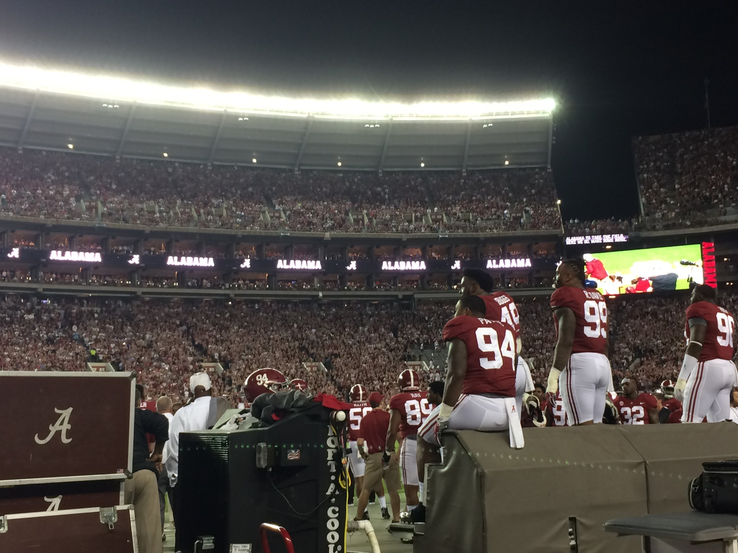 Picture from my first college football game