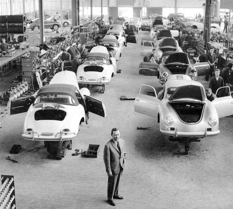 Porsche 356 assembly