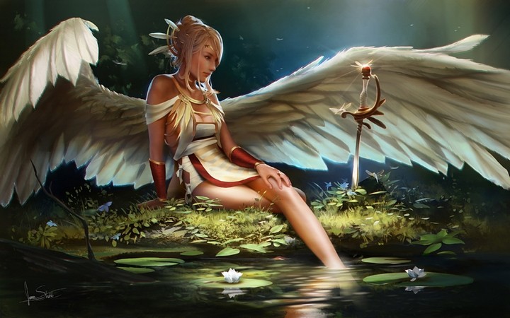 Serene angel