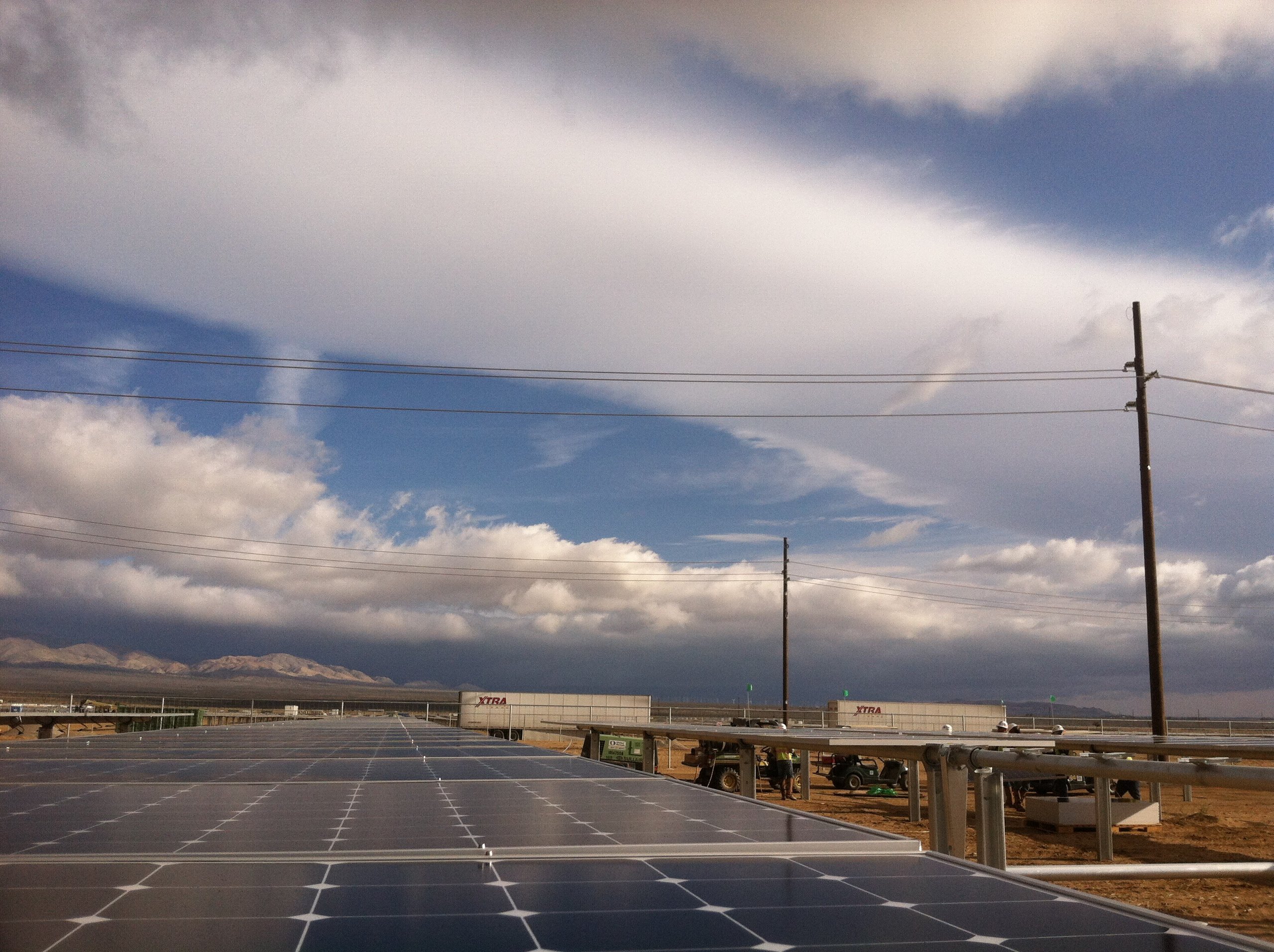 Solar project in Mojave Desert