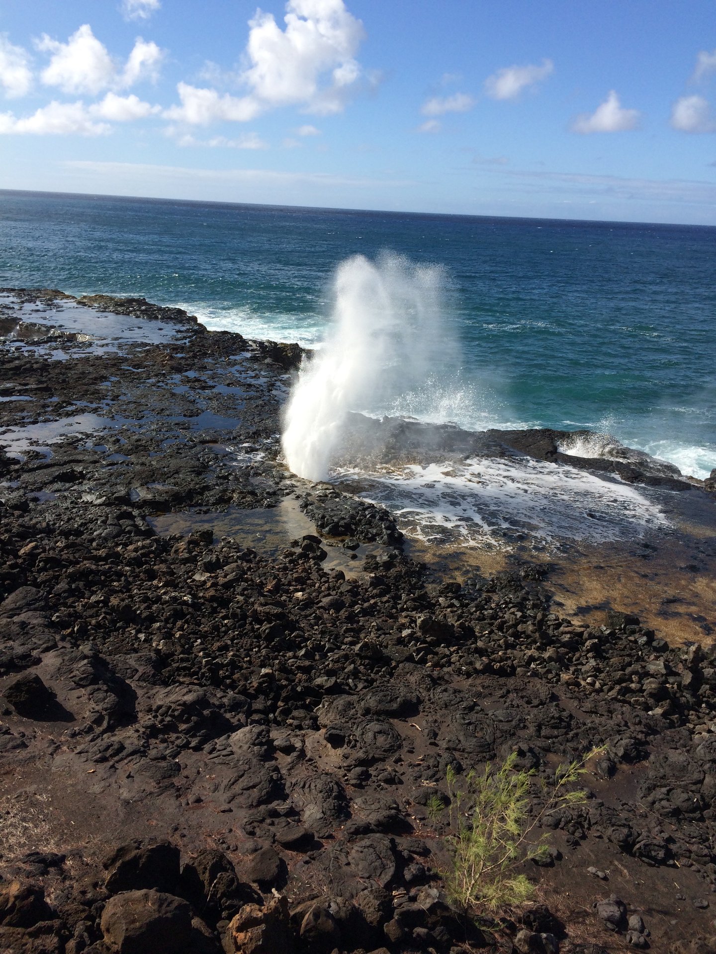 Spouting horn, Kauai