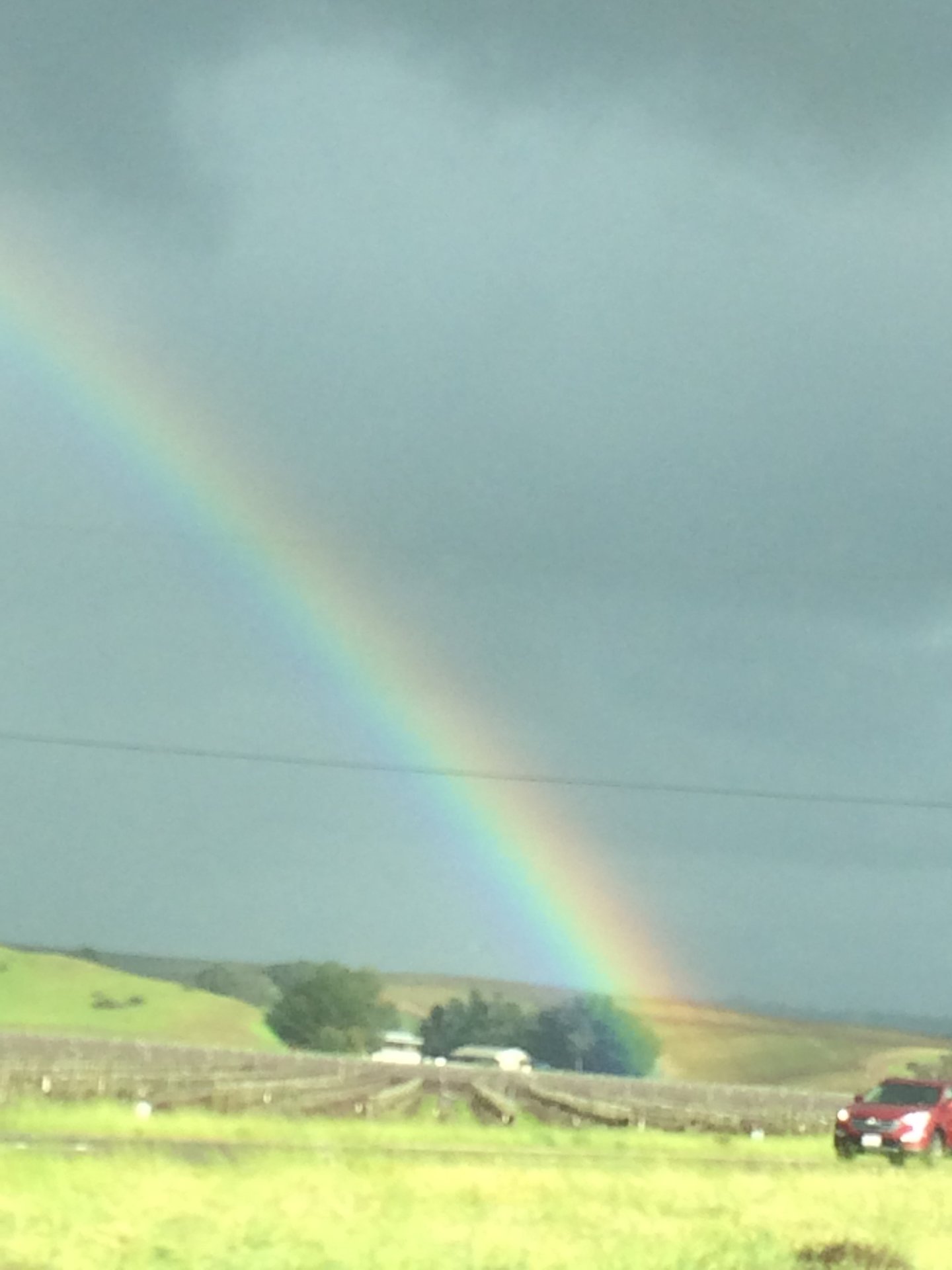 Wine Country Rainbow, near Pismo, CA