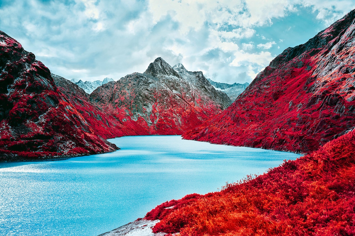 Infrared Photography Turns Swiss Landscapes into Pink Dream Worlds