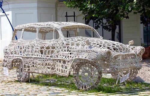 Doily Car - Neatorama