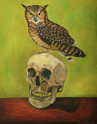 Owl Portrait Paintings - Fine Art America