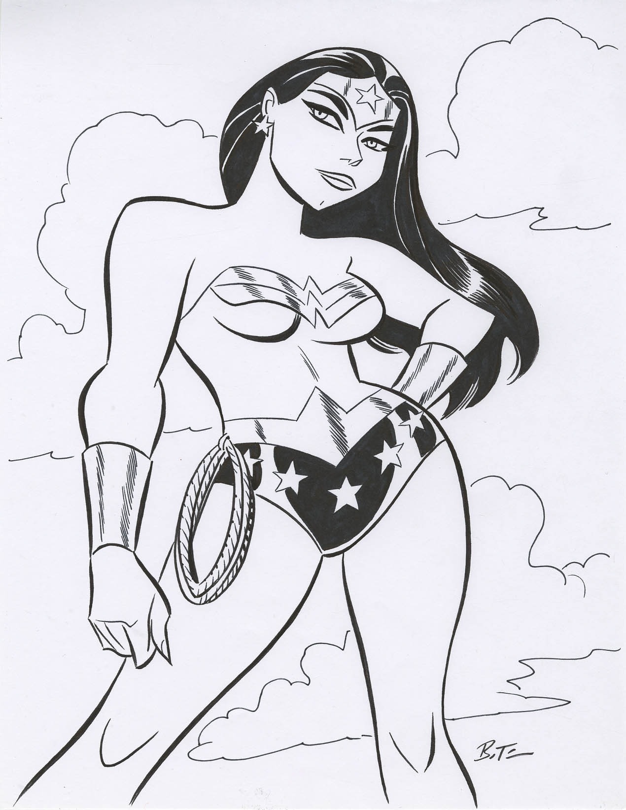 In Trash We Trust — Wonder Woman by Bruce Timm