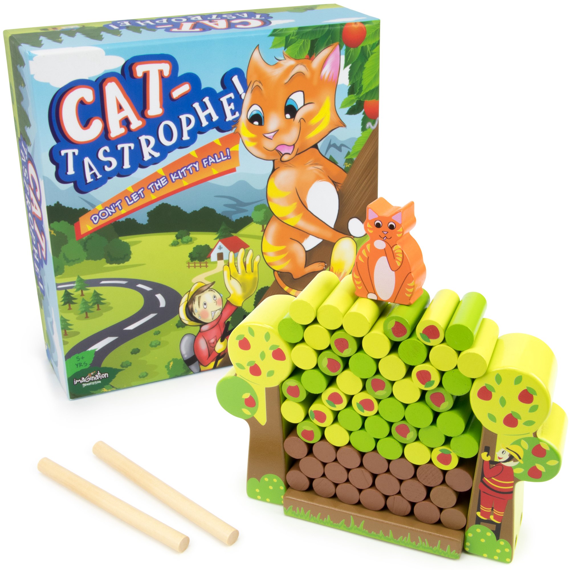 Amazon.com: Cat-tastrophe!|Children's Tabletop Dexterity Board Game for  Kids and Toddlers|Developmental Kids Game|Quick 10 Minute Game : Toys &  Games