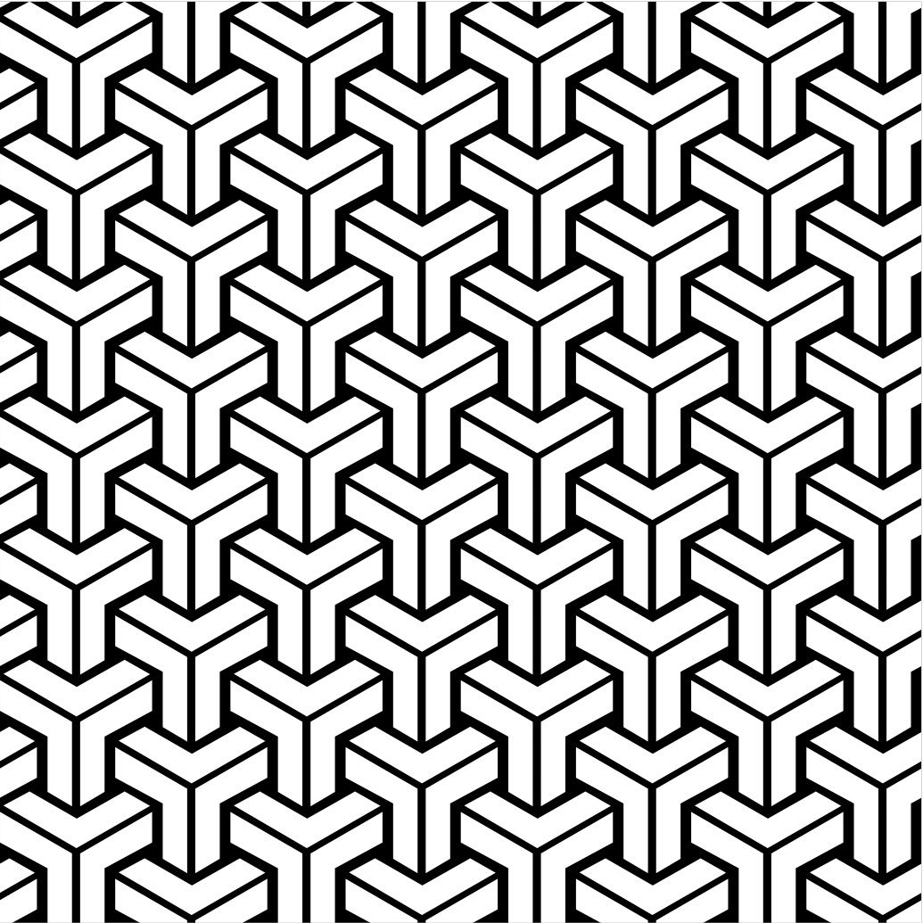 Love this weird shape ◼️◻️ | Retro pattern geometric, Geometric tattoo  pattern, Wallpaper design pattern