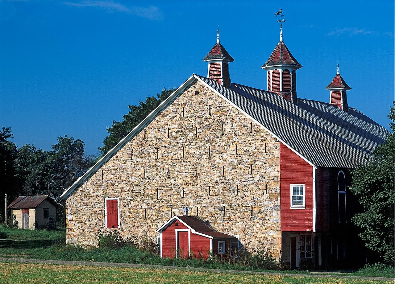 Bank Barn, Mifflin Co, PA | Bank barn, Barn design, Barn