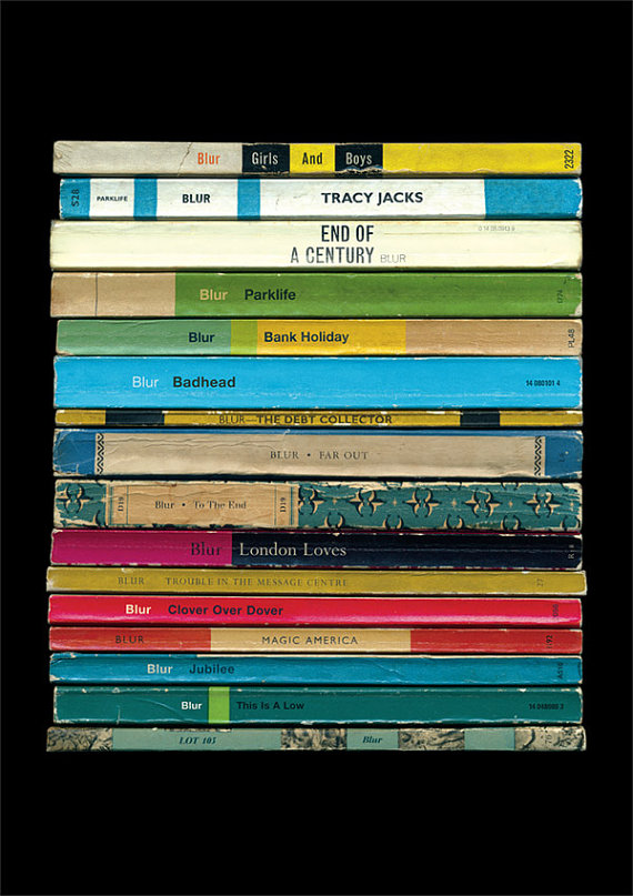 Classic albums represented as vintage Penguin paperbacks | Dangerous Minds