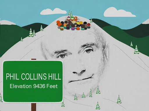 Does the elevation have a hidden joke on Phil Collins hill? : r/southpark