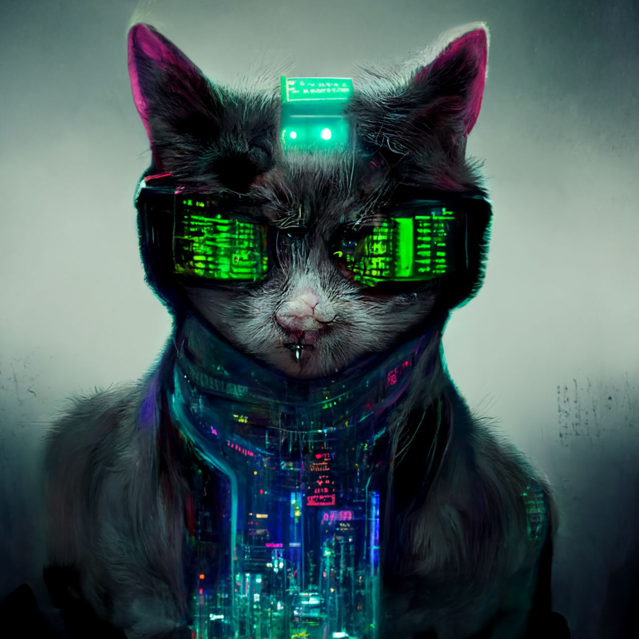 Qwerty - The Cyber Cat by thelofidragon on DeviantArt
