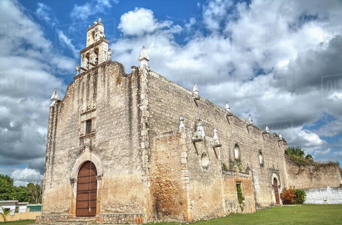 Colonial Church, late sixteenth century; Yucatan, Mexico - Stock Photo -  Dissolve