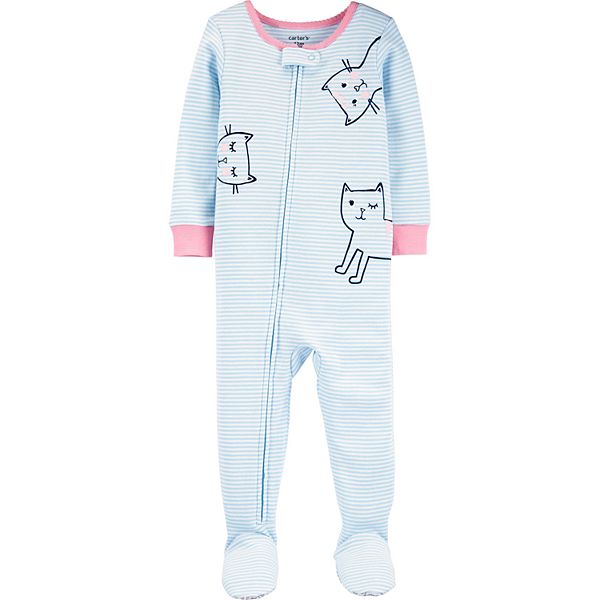 Baby Girl Carter's Cat Footed Pajamas's Cat Footed Pajamas