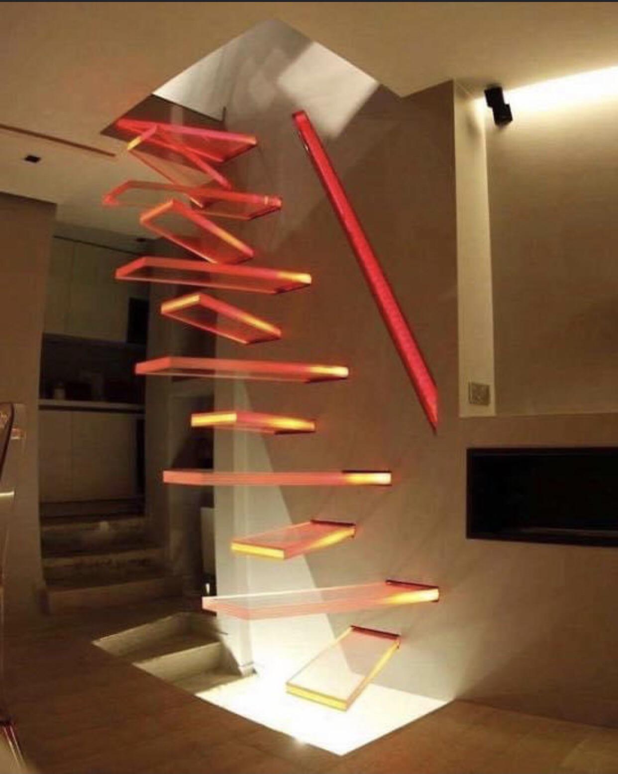 Stairs for the extremely bold : r/funny