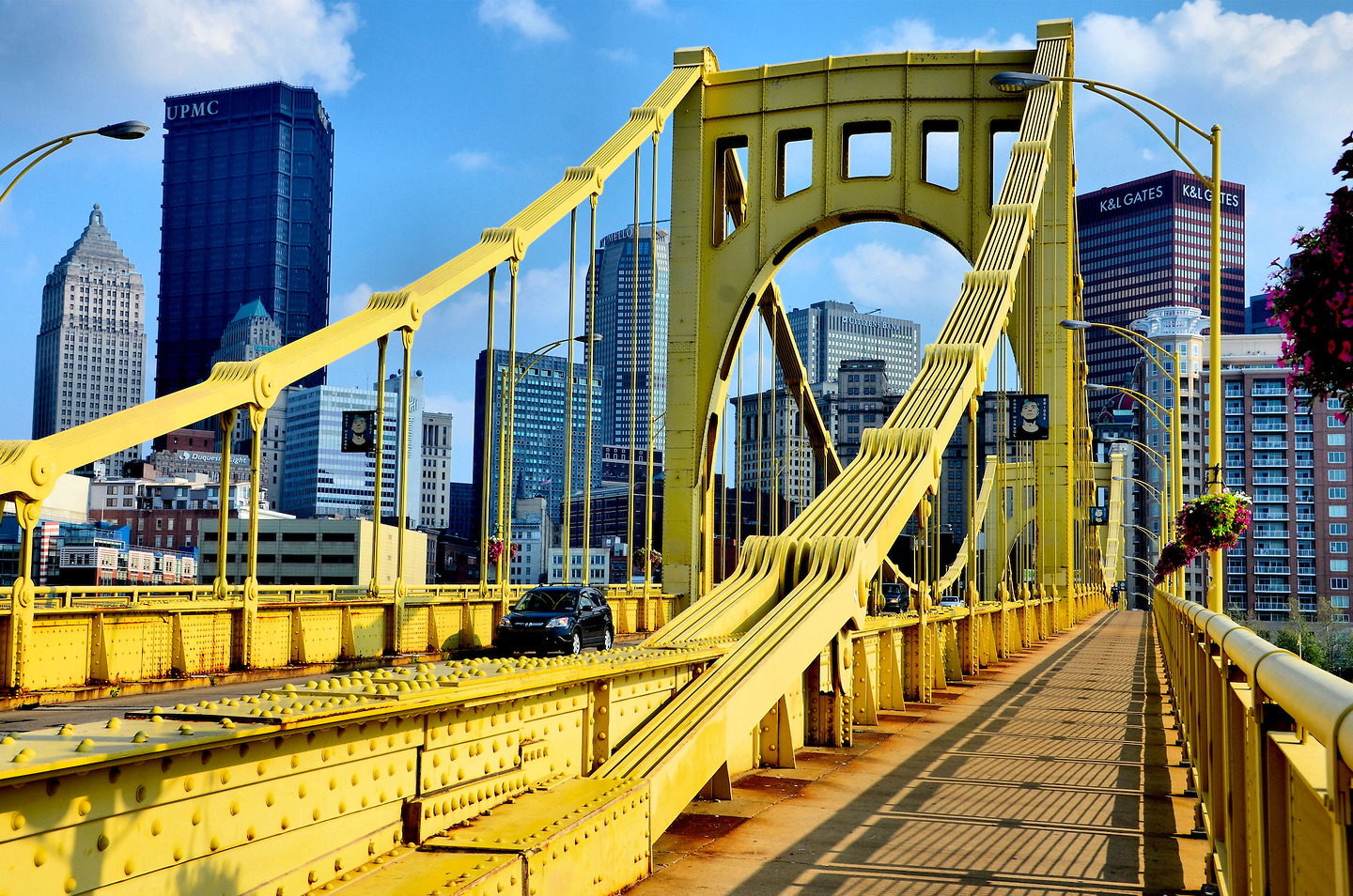 Andy Warhol Bridge into Downtown Pittsburgh, Pennsylvania - Encircle Photos Andy Warhol Bridge into Downtown Pittsburgh, Pennsylvania - Encircle Photos